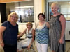 Laura McGee Buonarobo, Betty DeGrazia Ellershaw, Jane Roll Brown, (seated) Teasy's sister, Cathy